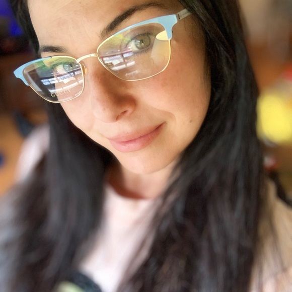 Authentic GUCCI 53 acetate/Metal optical glasses - Picture 2 of 13